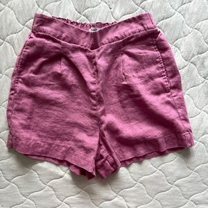 Madewell High Waist Pink Women's Shorts